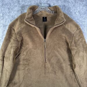 ORC Industries L3 Long Sleeve Top Polartec Fleece Mens XL Long Coyote Brown